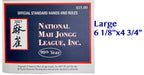 Pre-Order! 2027 NMJL Official Card with Line Finder/Cheat sheet, Mahjong Helper (Copy)