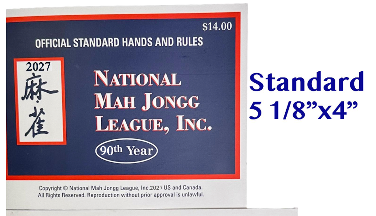Pre-Order! 2027 NMJL Official Card with Line Finder/Cheat sheet, Mahjong Helper (Copy)