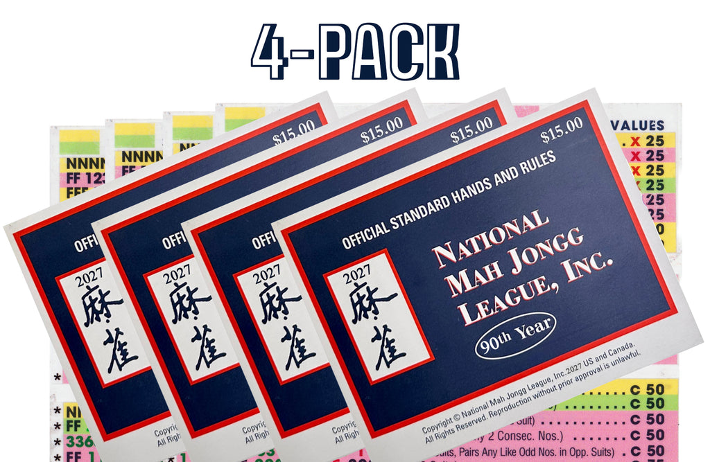 Pre-Order! 2027 NMJL Official Card with Line Finder/Cheat sheet, Mahjong Helper (Copy) (Copy)