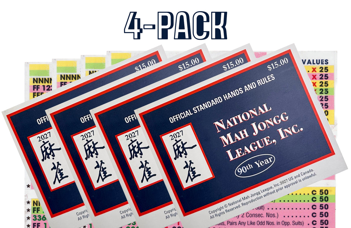 Pre-Order! 2027 NMJL Official Card with Line Finder/Cheat sheet, Mahjong Helper (Copy) (Copy)