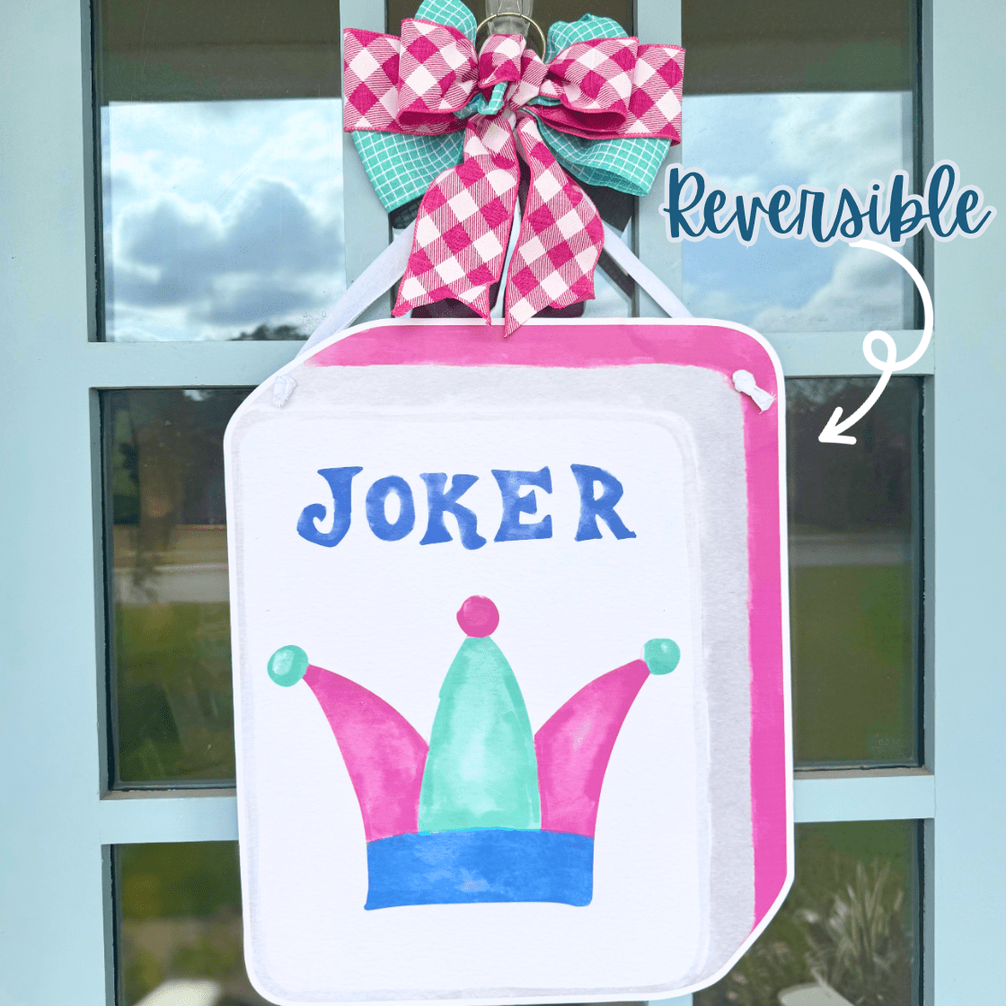 Mahj Party Pair Door Hanger