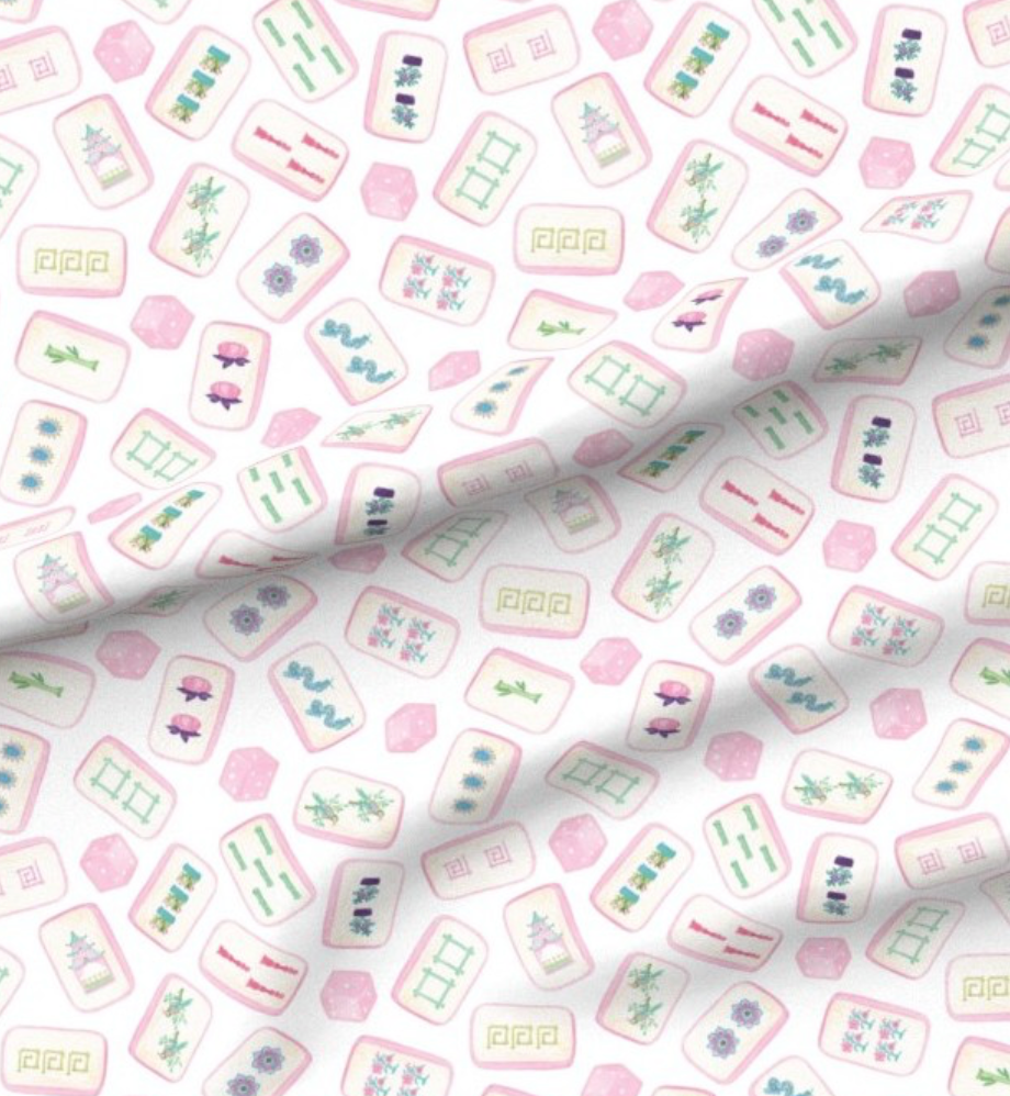 Mahjong Bag in Premium Cotton Twill