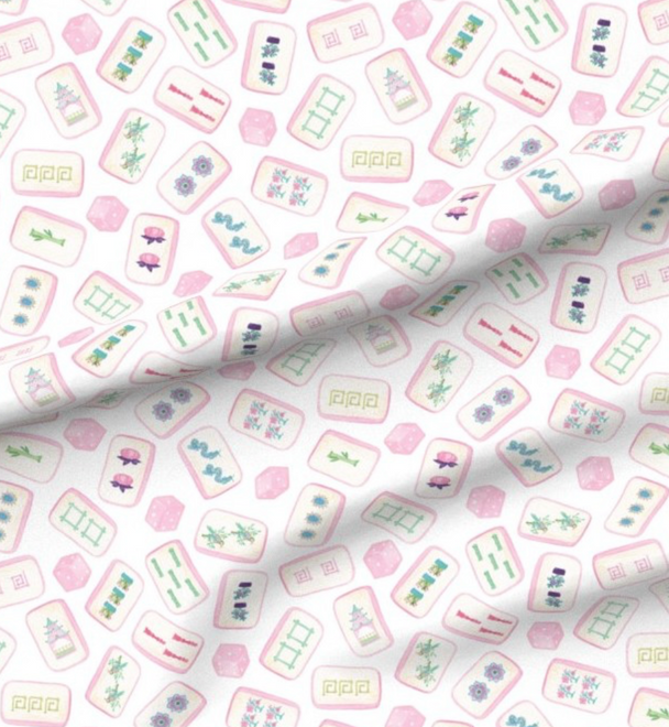 Mahjong Bag in Premium Cotton Twill
