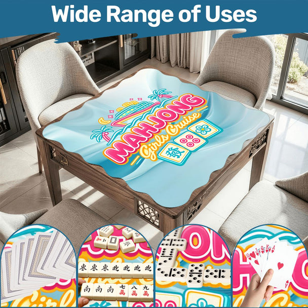 Mahjong Girls Cruise, Scalloped Mahjong Mat