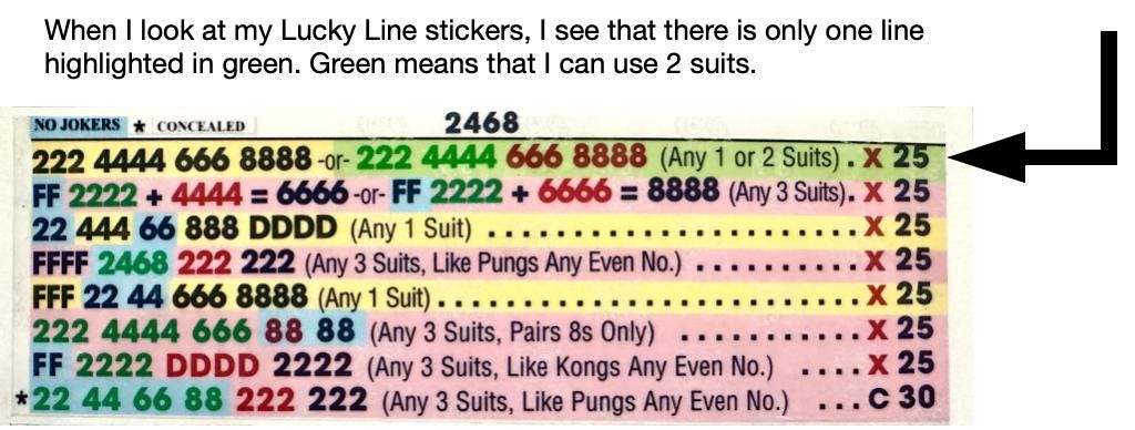 NEW! 2026 OMM Card with Line Finder/Cheat sheet (Mahj Helper for International Card)