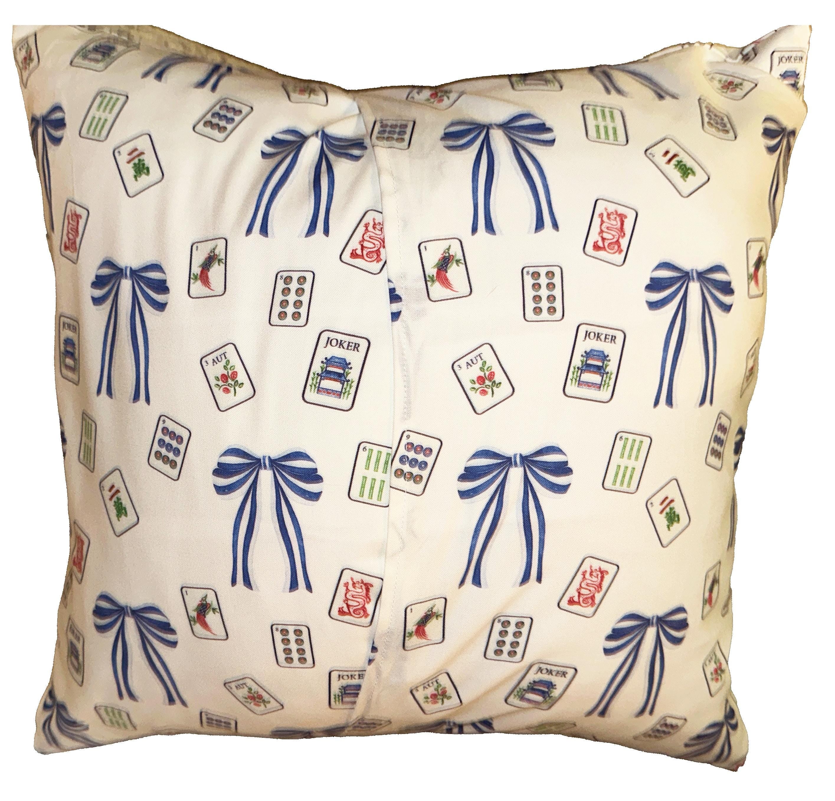 Mahjong Handmade Pillow cover