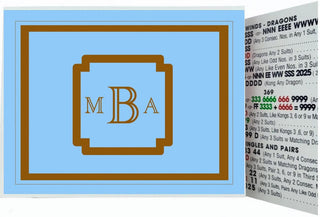 Mahjong Card Cover Sticker, Personalized
