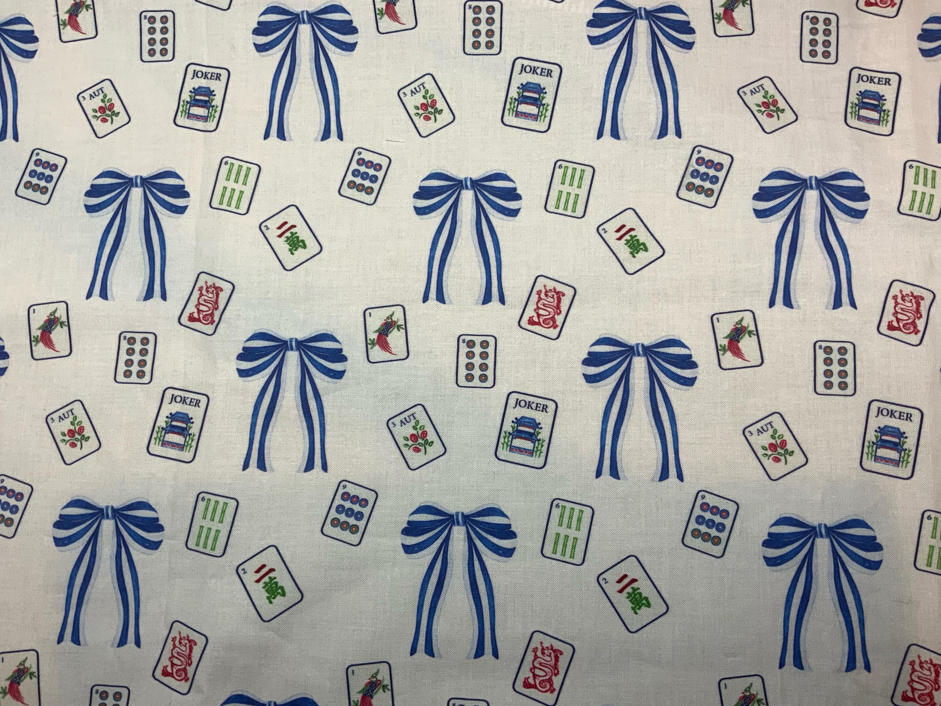 Mahjong Handmade Pillow cover
