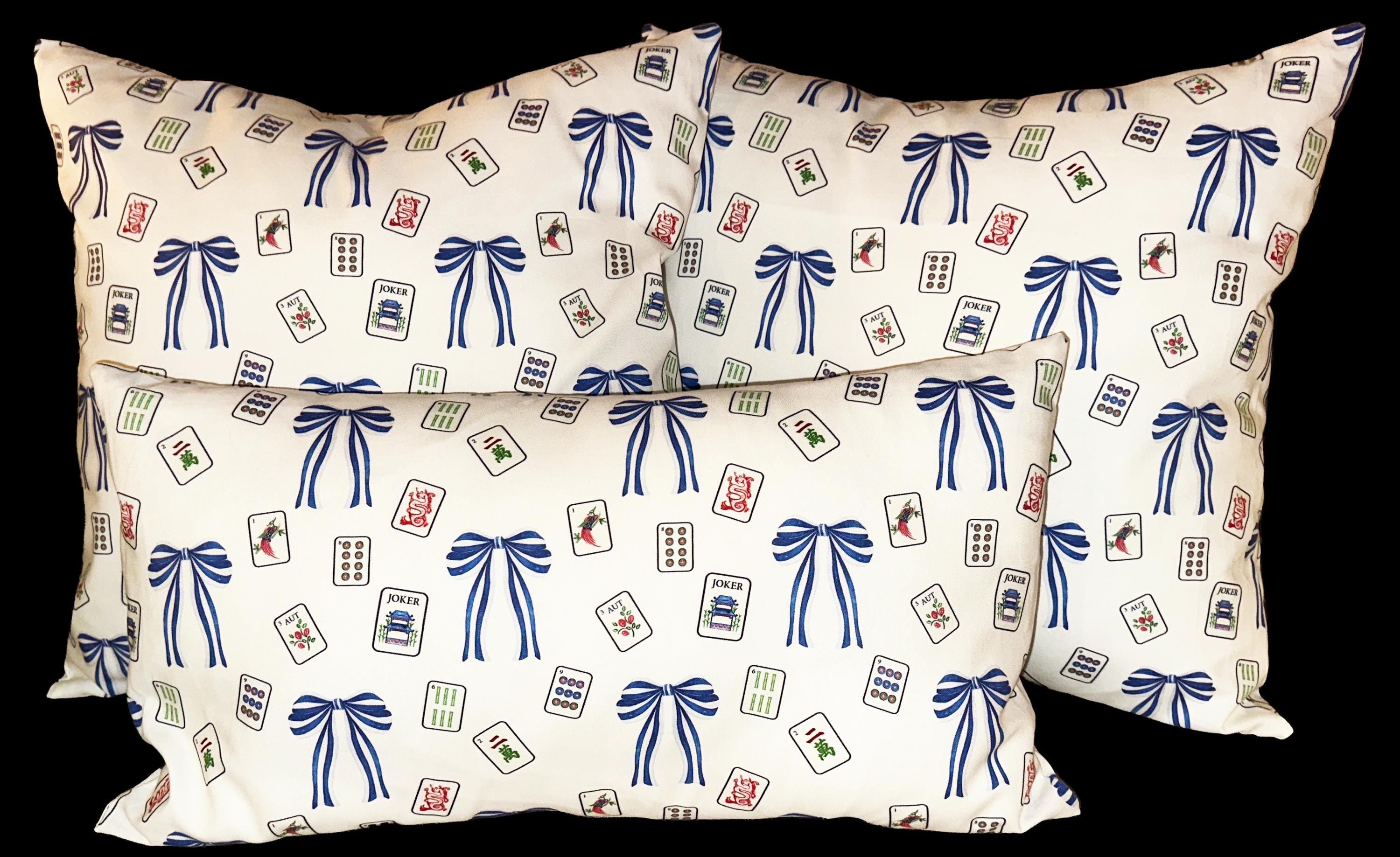 Mahjong Handmade Pillow cover
