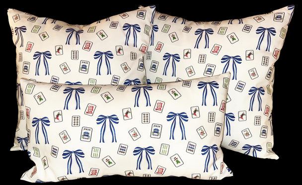 Mahjong Handmade Pillow cover