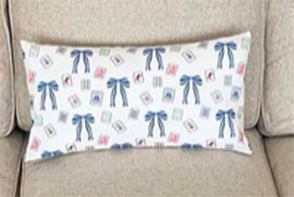 Mahjong Handmade Pillow cover