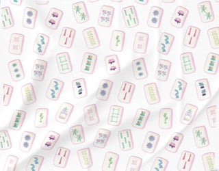 Mahjong Tablecloth: Handmade 100% Cotton Twill, 55" Square