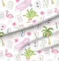Mahjong Tablecloth: Handmade Colorful Cotton Twill Game Night Mahjongg Mat replacement