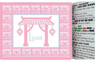 Mahjong Card Cover Sticker, Personalized