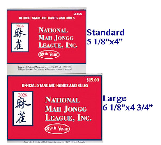 NEW! 2026 NMJL Official Card with Line Finder/Cheat sheet, Mahjong Helper