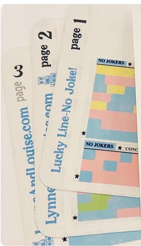 NEW! 2026 NMJL Official Card with Line Finder/Cheat sheet, Mahjong Helper