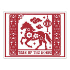 Mahjong Card Cover, Year of the Horse, Sticker